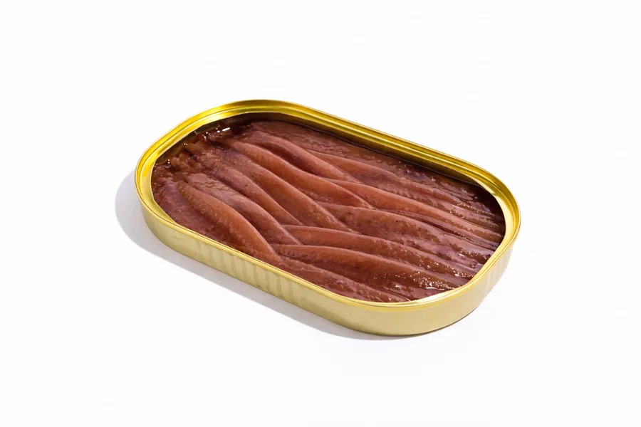 Anchoas Especial Selección — lata abierta