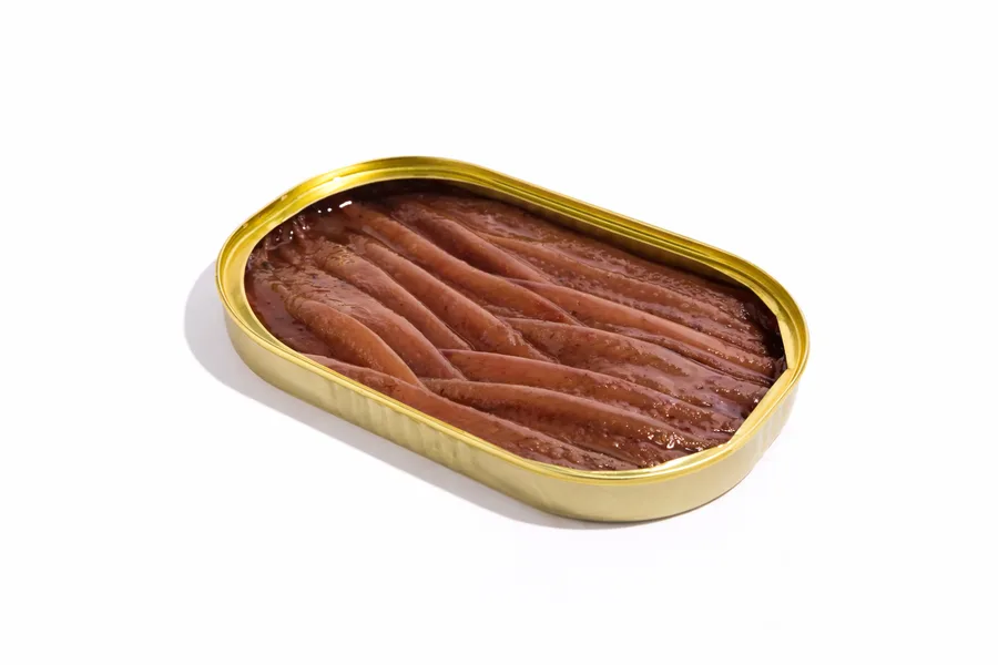 Anchoas Especial Gildas — lata abierta